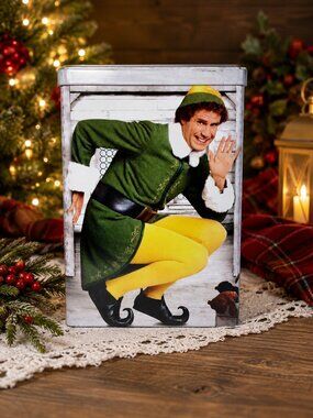 Elf Buddy the Elf 2010 Movie Collectible Metal Tin Storage Box